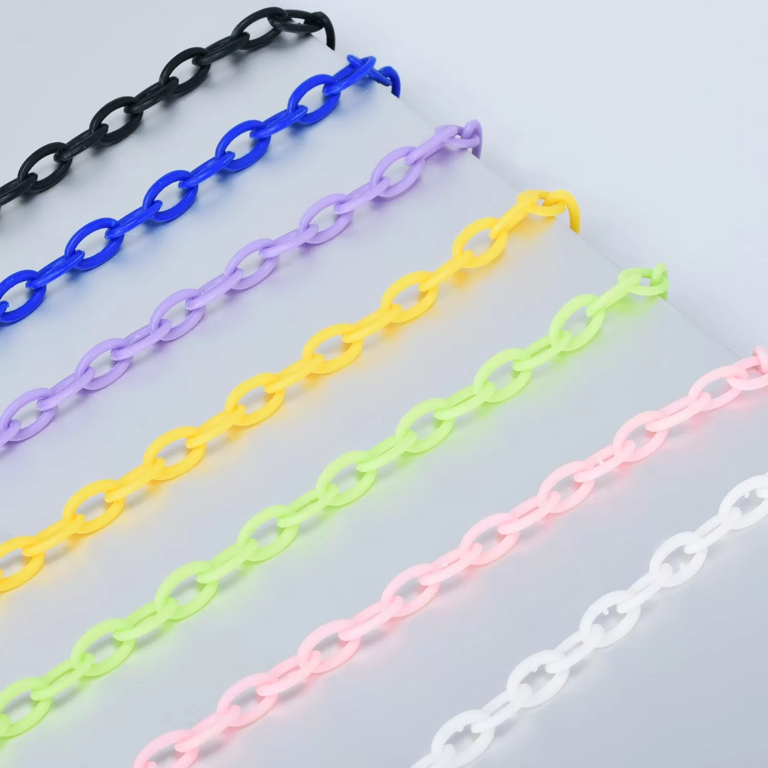 13*8mm Resin Plastic Chain Delicate Classic Plastic Chain 42cm length diy necklace bracelet 10pcs 102787