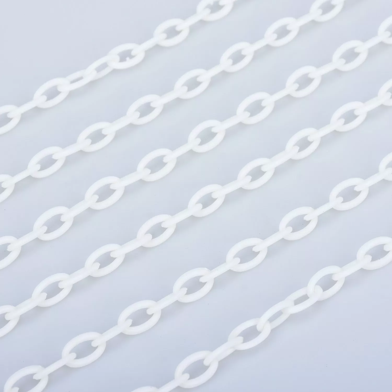 13*8mm Resin Plastic Chain Delicate Classic Plastic Chain 42cm length diy necklace bracelet 10pcs 102787