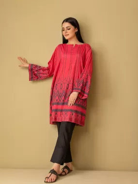 1pc - Stitched Cotton Silk Shirt