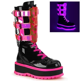 2 Inch Platform SLACKER-156 Neon Pink