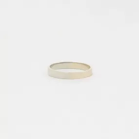 3mm Yellow and White Gold Band