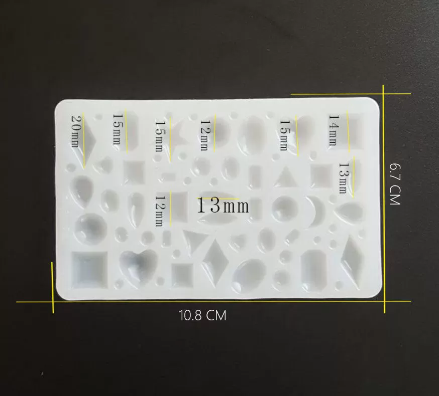 67*108mm Various Shapes Cabochon Silicone Mold Craft Mold DIY Jewelry accessories 1pcs 10297750