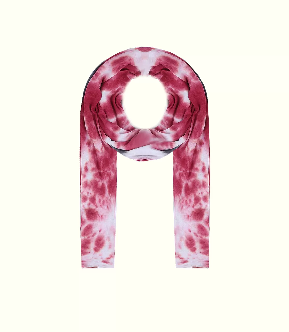 A4957-RED-Scarf For Women