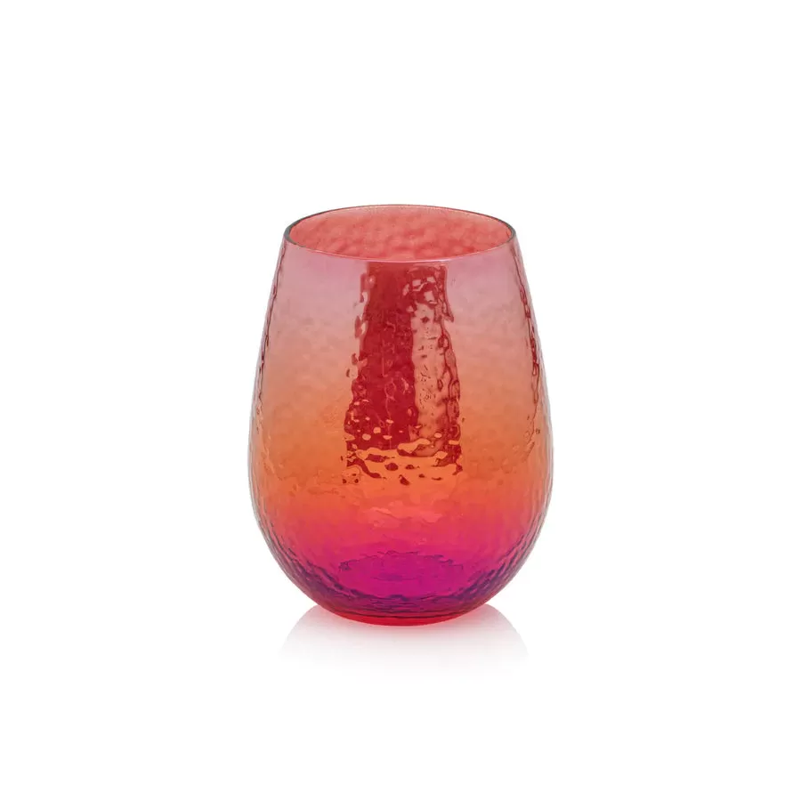 Aperitivo Stemless Glass - (four colors)