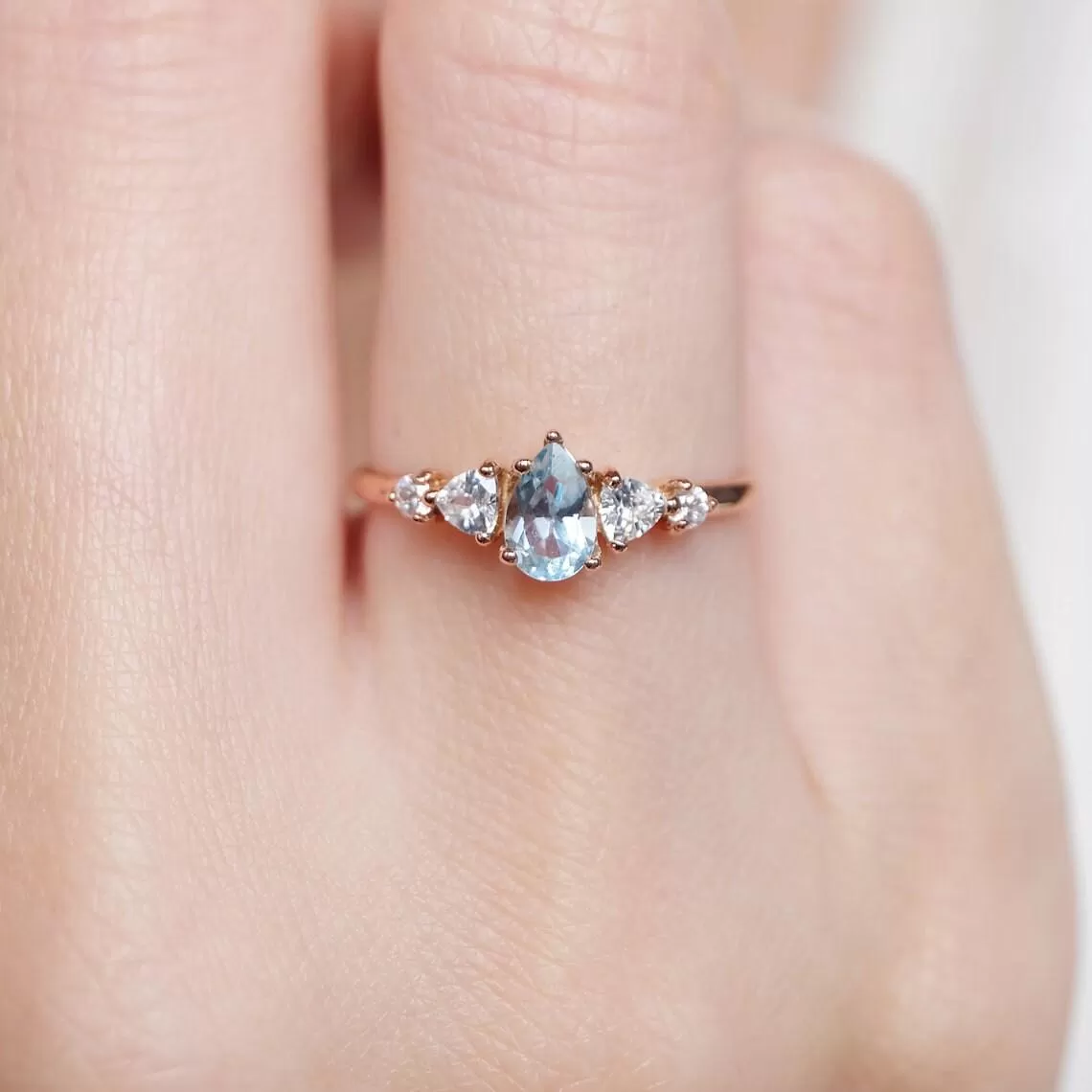 Aquamarine Engagement Ring Summersor