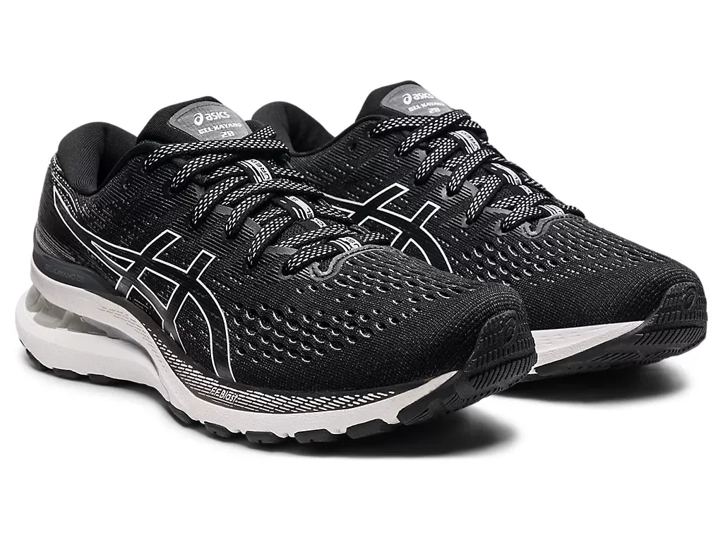 ASICS Women's GEL-KAYANO 28 (Black/White)