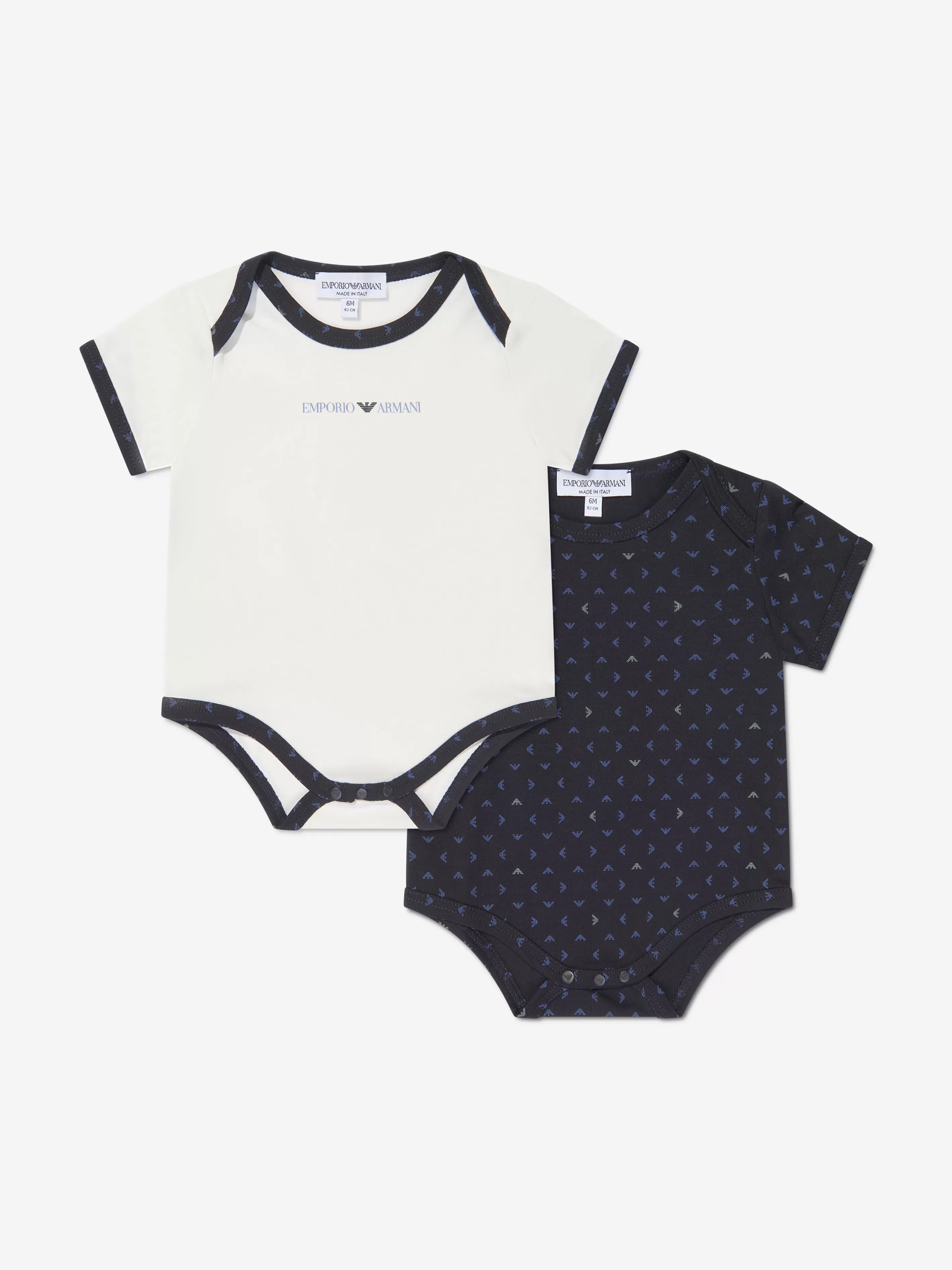 Baby Boys Bodysuit Gift Set (2 Piece) In Navy