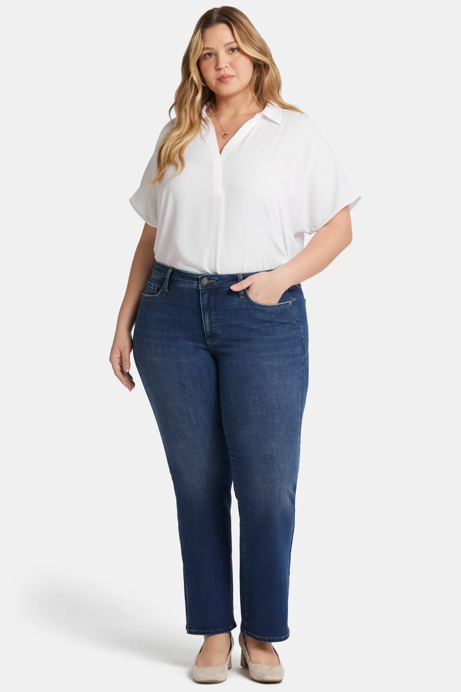 Barbara Bootcut Jeans In Plus Size - Olympus