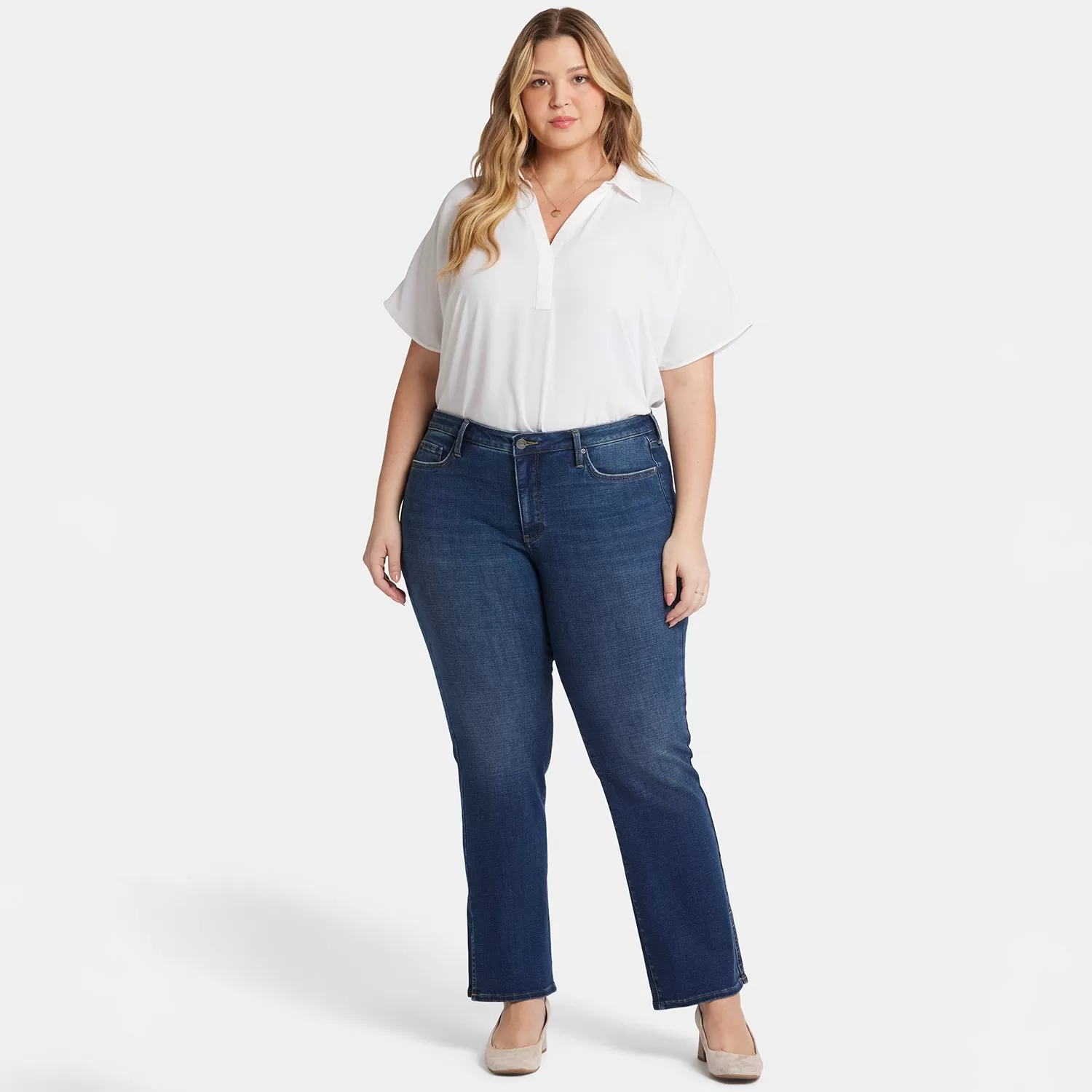 Barbara Bootcut Jeans In Plus Size - Olympus