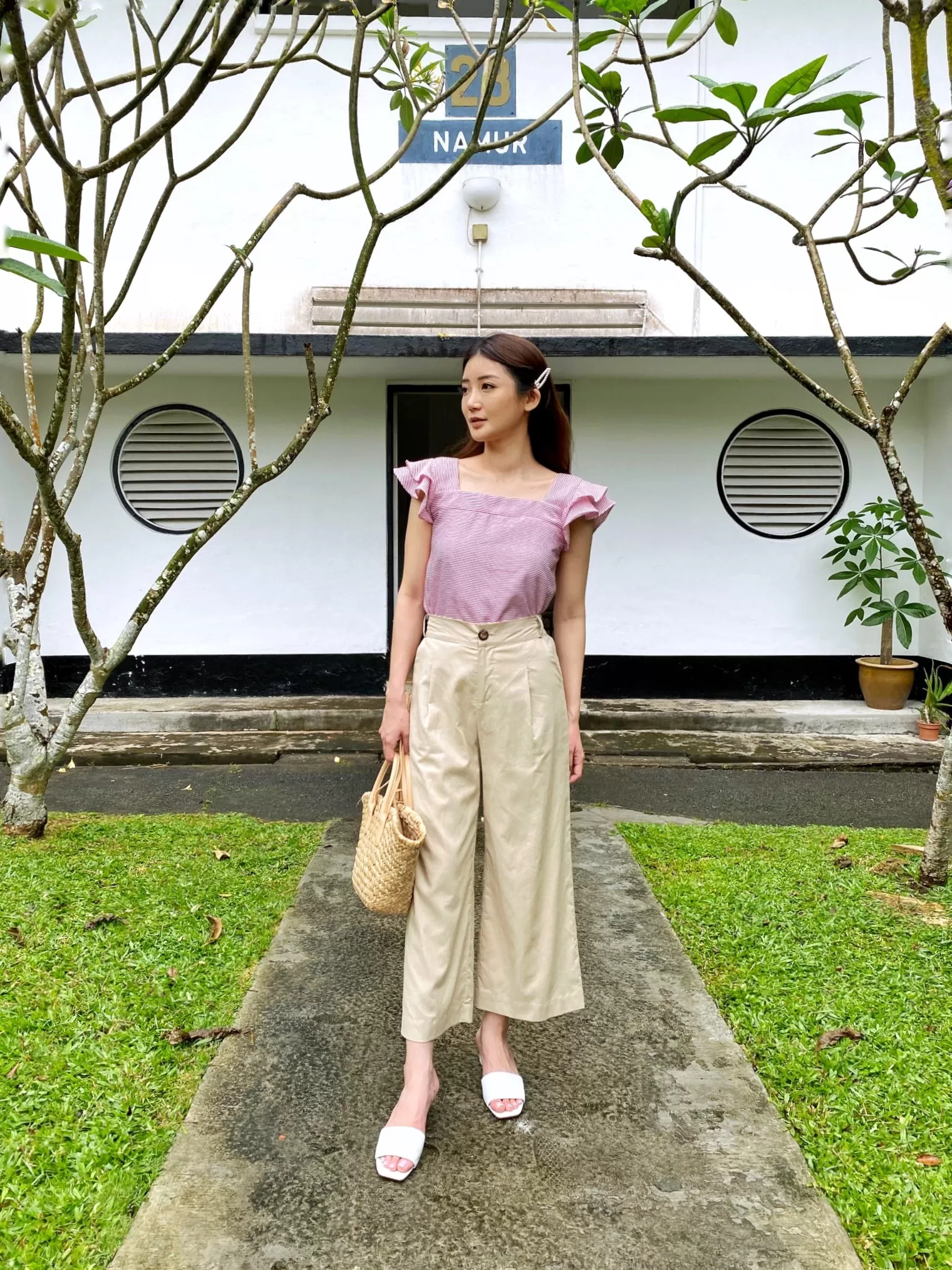 Barbara Culottes in Beige