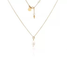 Bianca / Necklace / Pearl   Gold