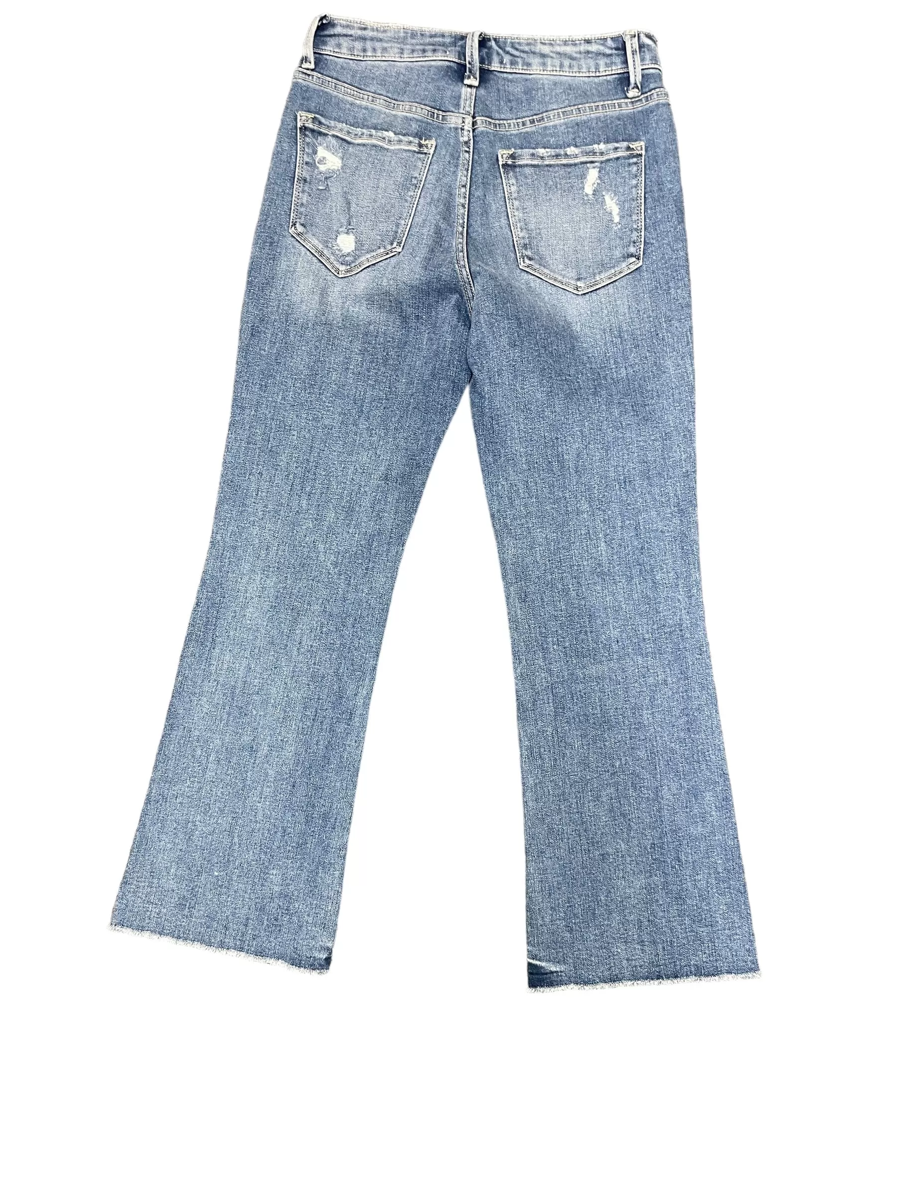 Blue Denim Jeans Flared Vervet, Size 4