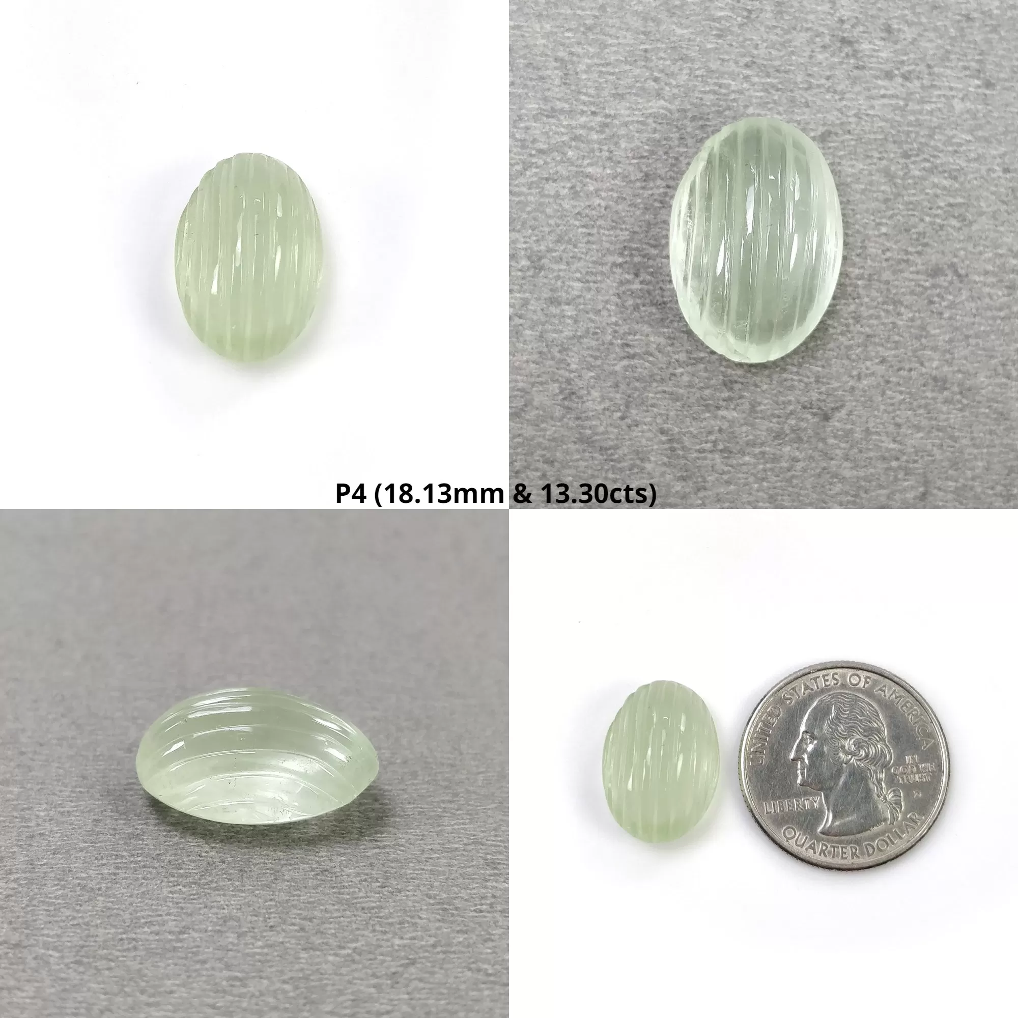 Blue Green AQUAMARINE Gemstone Carving : Natural Untreated Hand Carved Oval & Round Shape