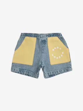 Bobo Choses Circle Denim Baby Shorts