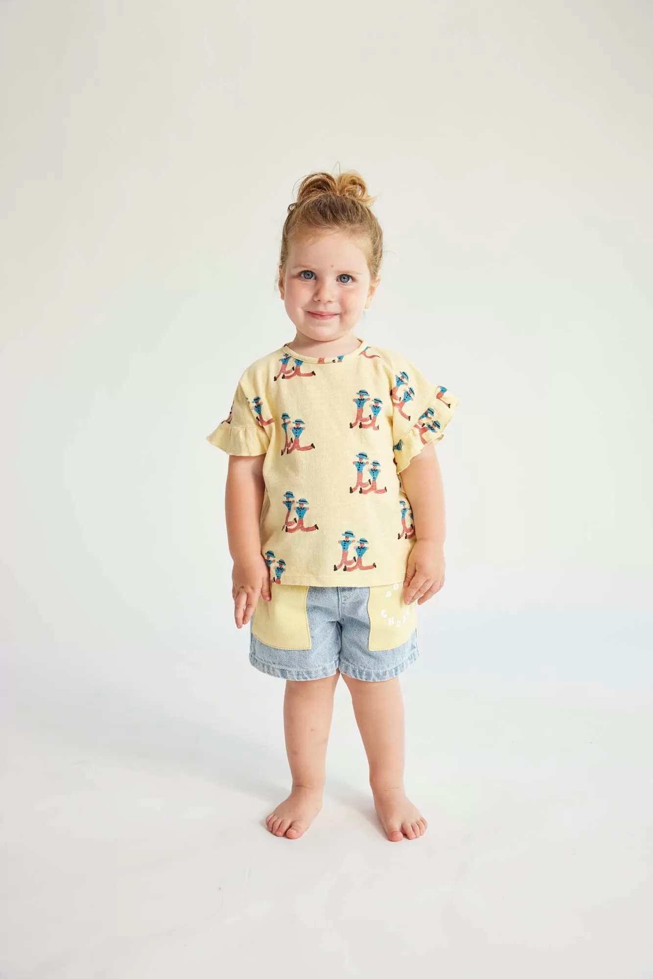 Bobo Choses Circle Denim Baby Shorts