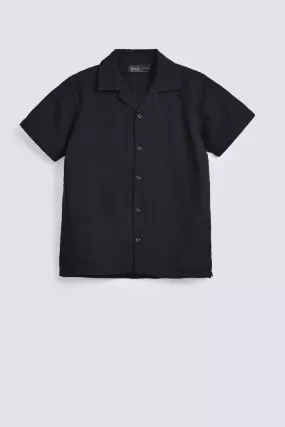 BOYS RESORT COLLAR SHIRT