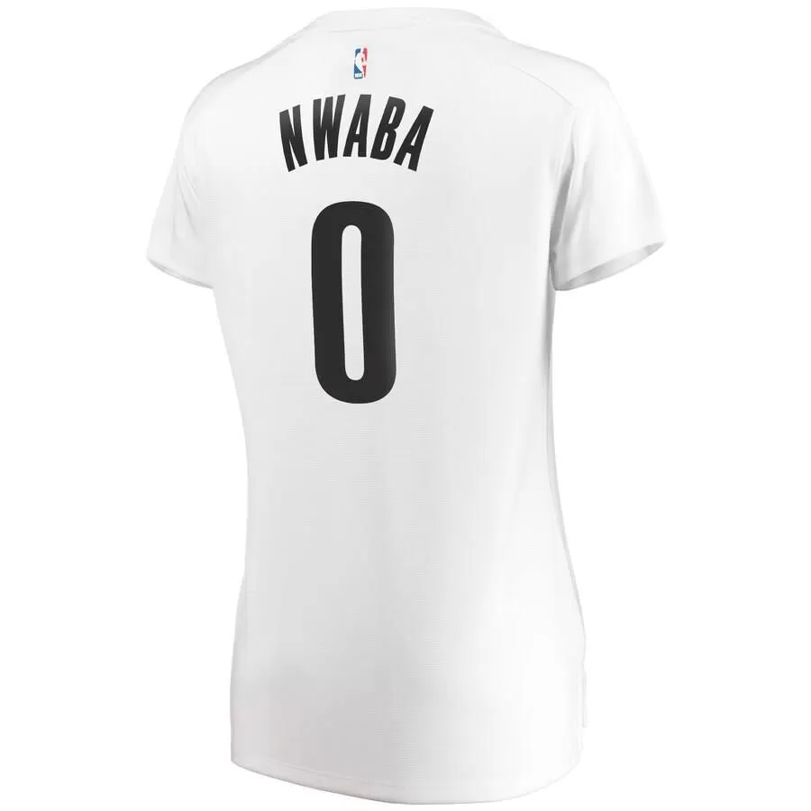 Brooklyn Nets David Nwaba Fanatics Branded Fast Break Player Association Jersey Womens - White | Ireland J9226C9