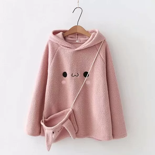 Bunny Hoodie W/ Bag AD12590