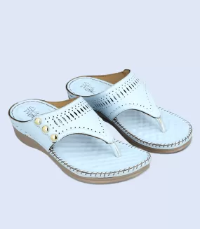 BW9846-ICE BLUE-Women Chappal