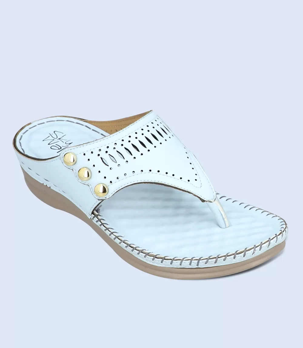 BW9846-ICE BLUE-Women Chappal