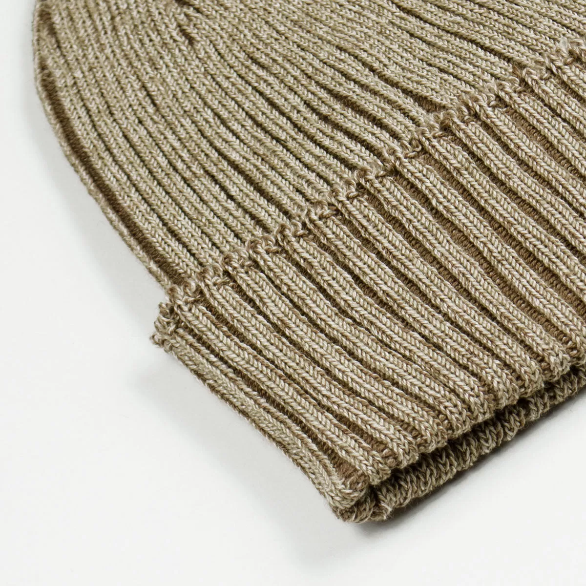 cableami - Cotton Linen Beanie - Beige