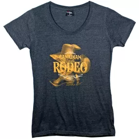 Canadian Finals Rodeo Women's Vintage Graphic T-Shirt