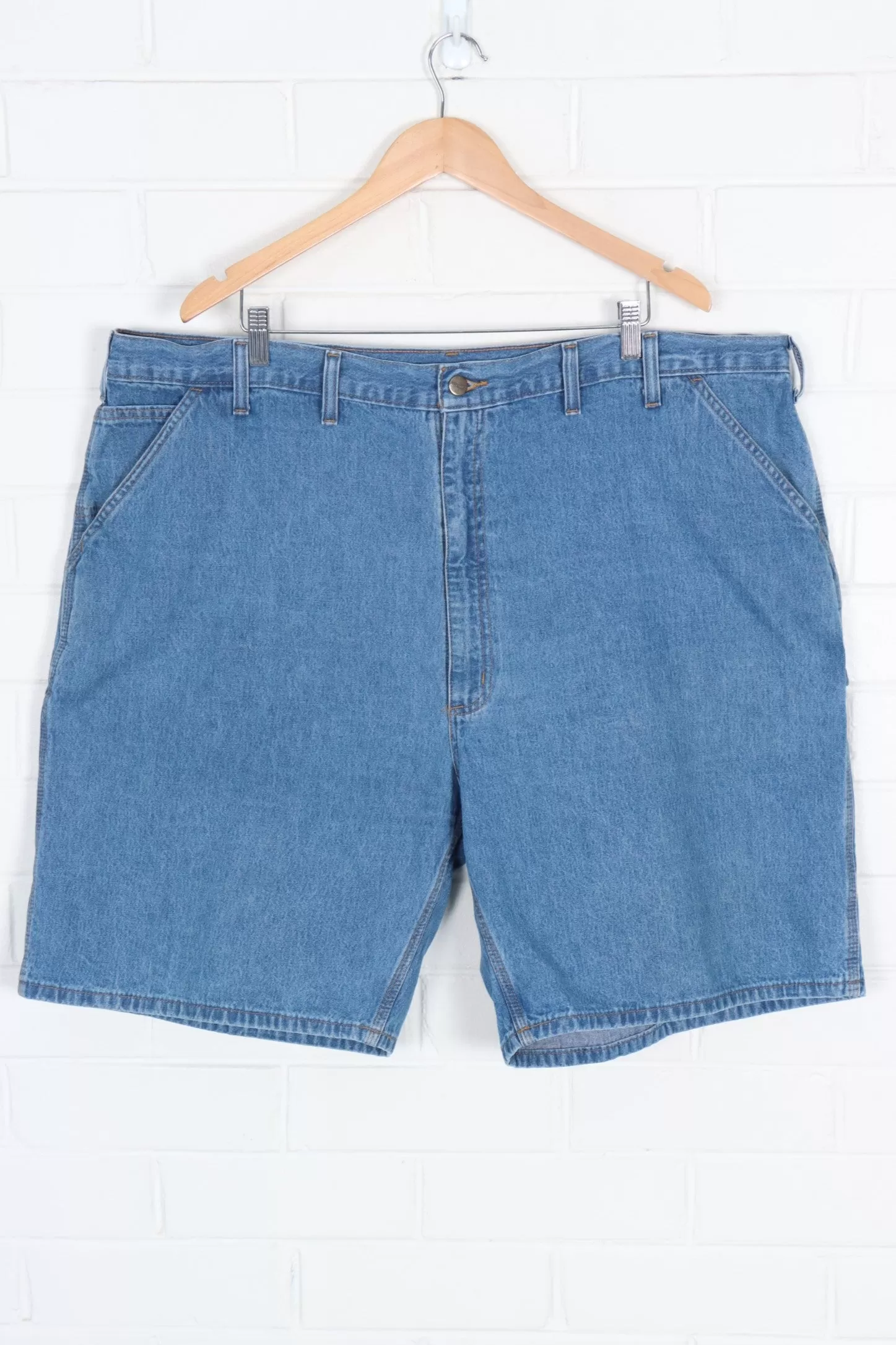 CARHARTT Medium Wash Baggy Jort Shorts (46)