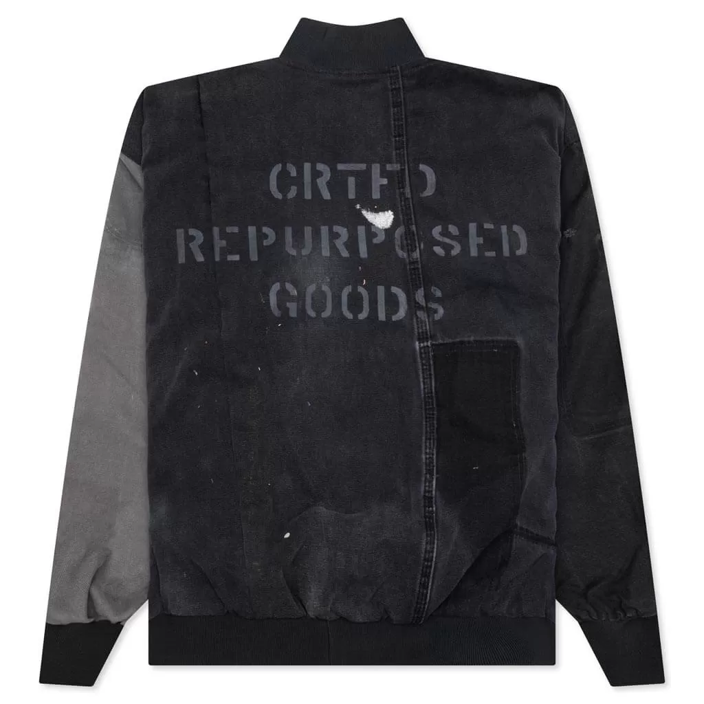 Carhartt Upcycled Bomber Jacket - Black