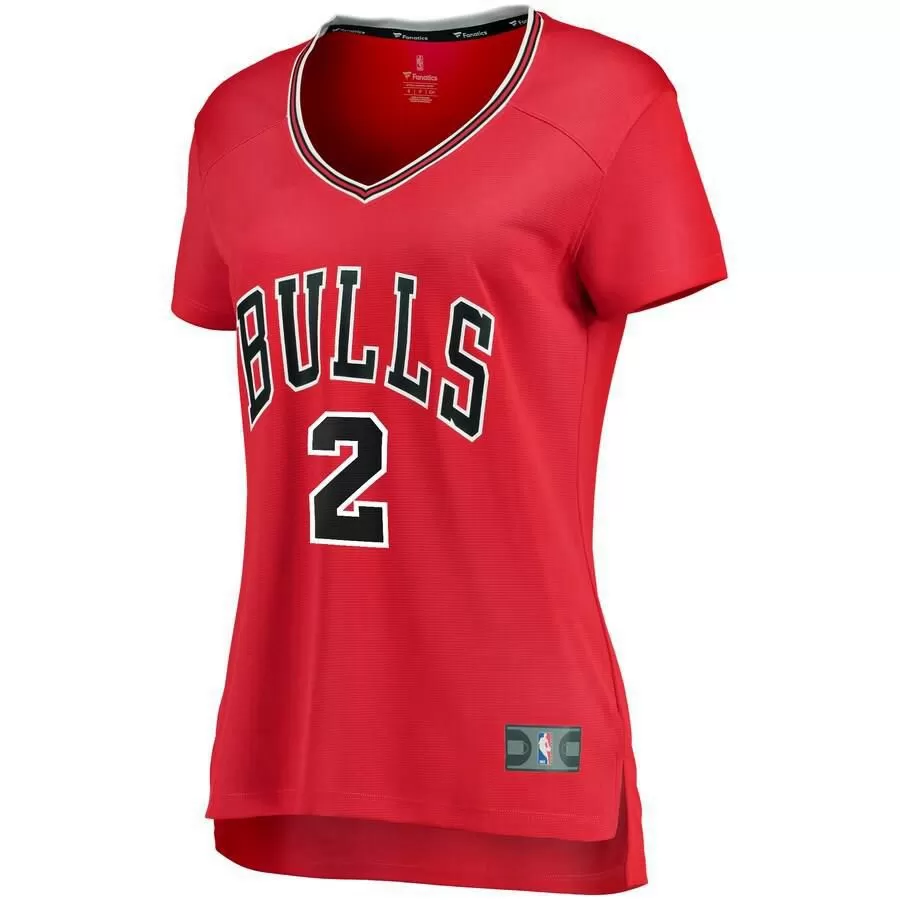 Chicago Bulls Luke Kornet Fanatics Branded Fast Break Player Icon Jersey Womens - Red | Ireland G5589F5