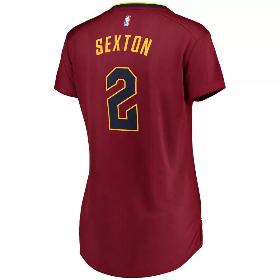 Cleveland Cavaliers Collin Sexton Fanatics Branded Replica Fast Break Player Icon Jersey Womens - Burgundy | Ireland U6403Z3