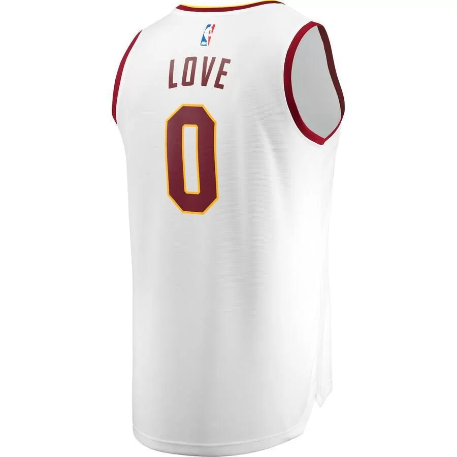 Cleveland Cavaliers Kevin Love Fanatics Branded Replica Fast Break Player Association Jersey Kids - White | Ireland Q2101J5