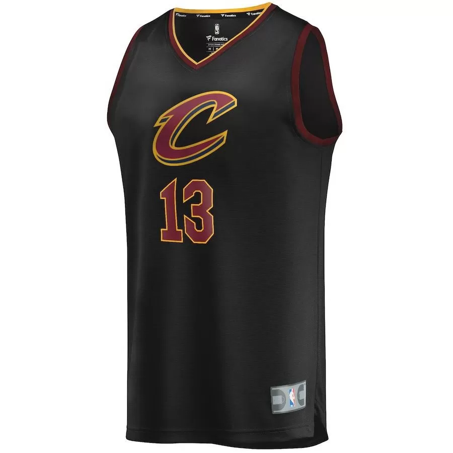 Cleveland Cavaliers Tristan Thompson Fanatics Branded Replica Fast Break Player Statement Jersey Kids - Black | Ireland N6550W6