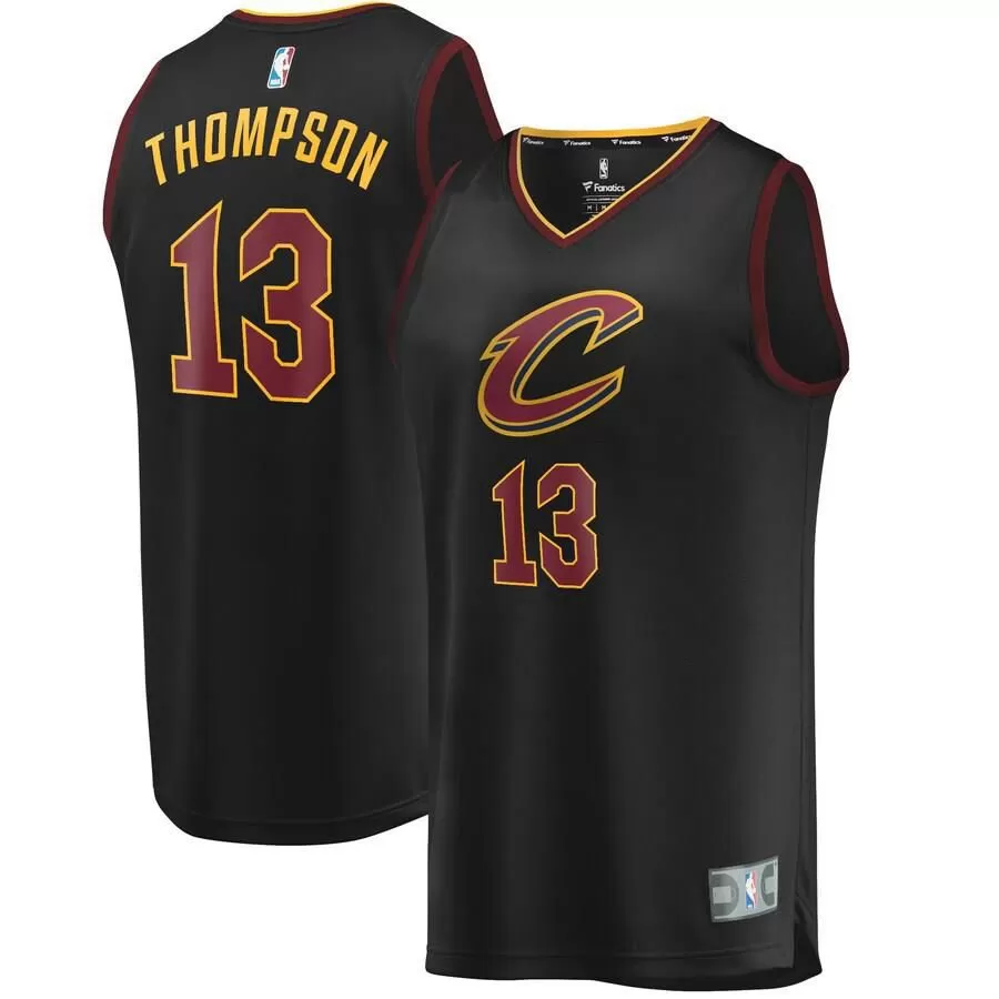 Cleveland Cavaliers Tristan Thompson Fanatics Branded Replica Fast Break Player Statement Jersey Kids - Black | Ireland N6550W6