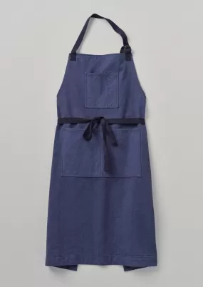 Cotton Canvas Project Apron | Workwear Blue