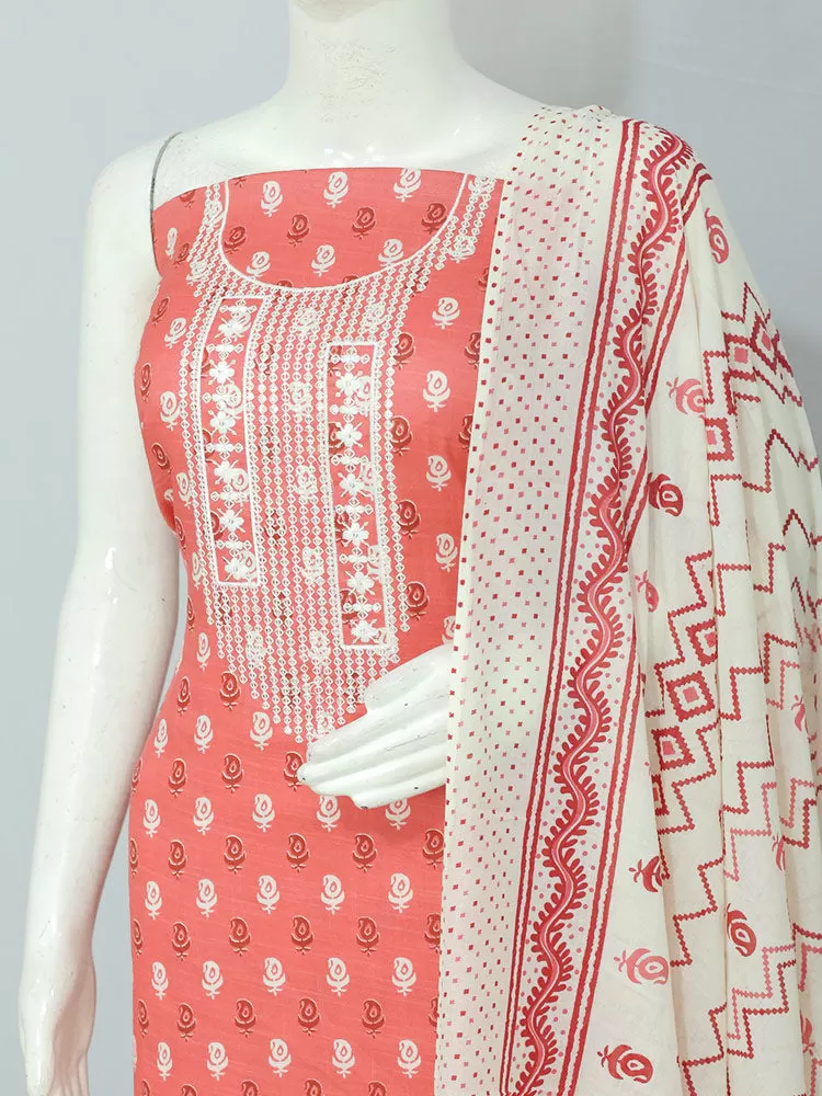 Cotton mix Printed Churidar Material