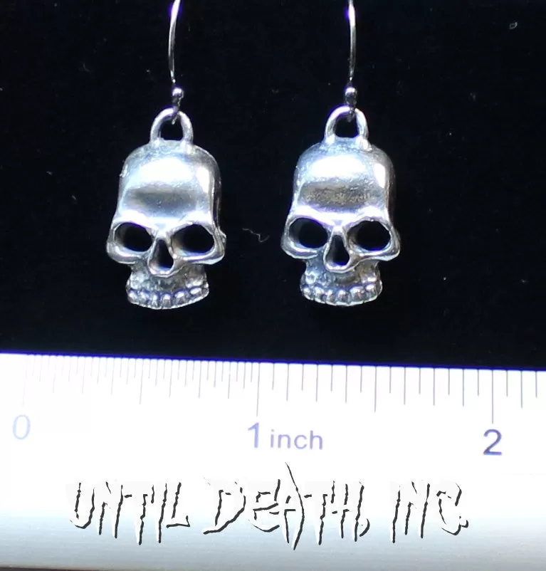 Creepy Skull Dangle Earrings- UDINC0129