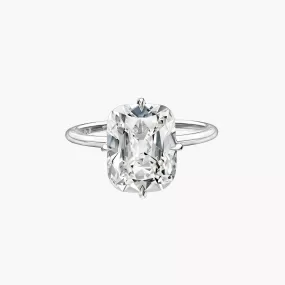 Cushion Cut Solitaire Engagement Ring