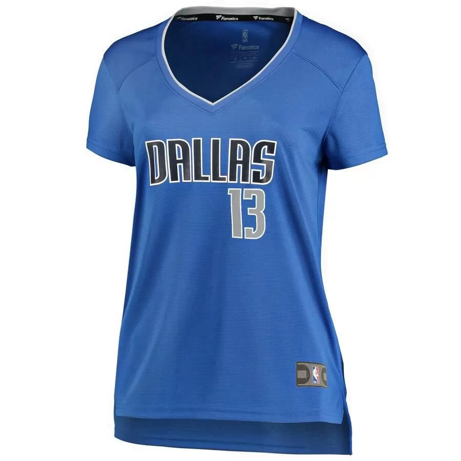 Dallas Mavericks Jalen Brunson Fanatics Branded Replica Fast Break Player Icon Jersey Womens - Blue | Ireland N6470P5