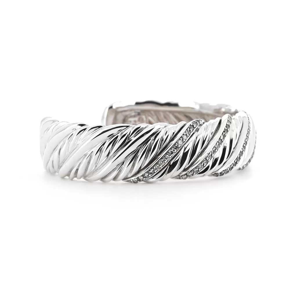 David Yurman | Diamond Cuff - Sterling Silver