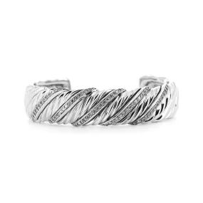 David Yurman | Diamond Cuff - Sterling Silver