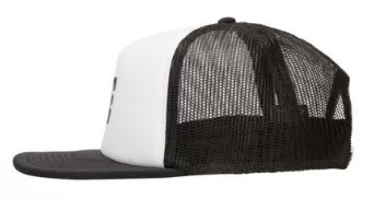 DC - GAS STATION - TRUCKER CAP FOR MEN - WHITE/BLACK