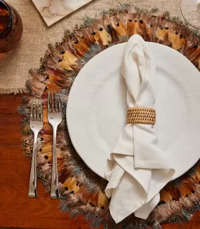 Decorative Feather Placemat