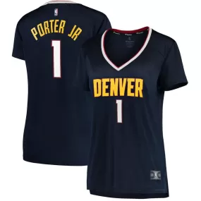 Denver Nuggets Michael Porter Jr. Fanatics Branded Fast Break Player Icon Jersey Womens - Navy | Ireland D4172G9