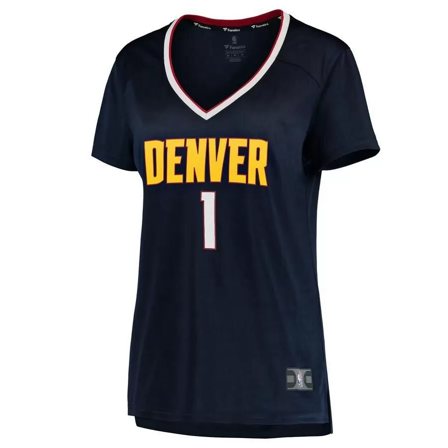 Denver Nuggets Michael Porter Jr. Fanatics Branded Fast Break Player Icon Jersey Womens - Navy | Ireland D4172G9