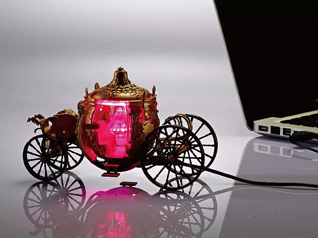 Disney Crystal Cinderella Carriage LED Lamp