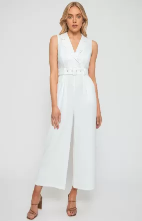 Ella Collard Jumpsuit- White