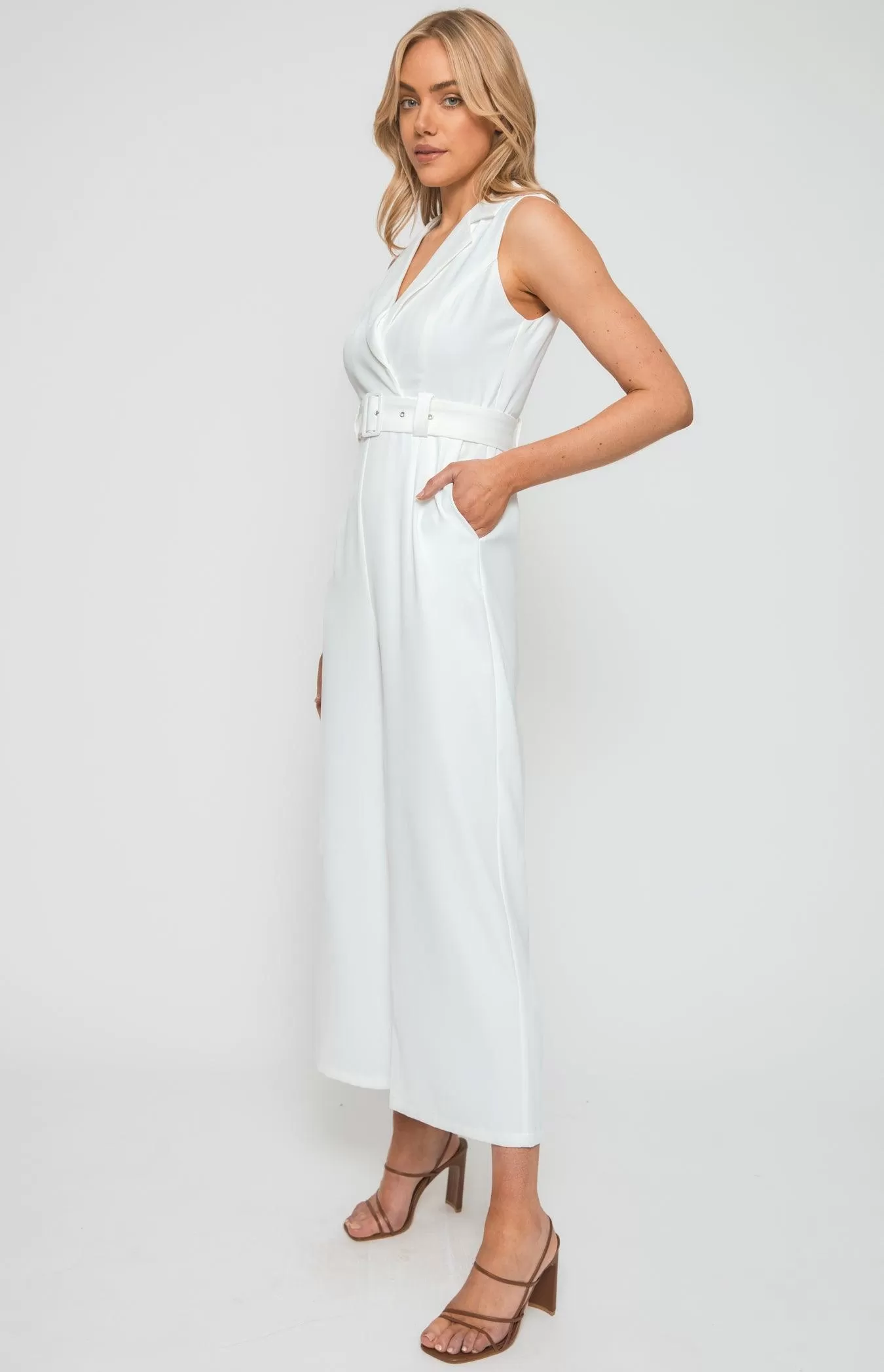 Ella Collard Jumpsuit- White