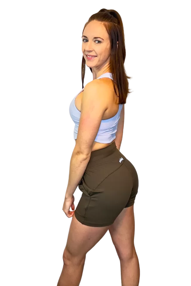 Empress Dark Green Lounge Shorts