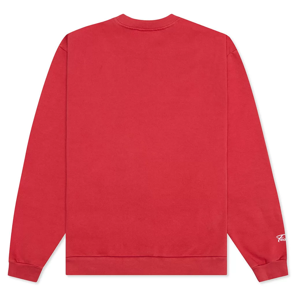 Feature x UNLV Love and Basketball Crewneck - Pigment Red