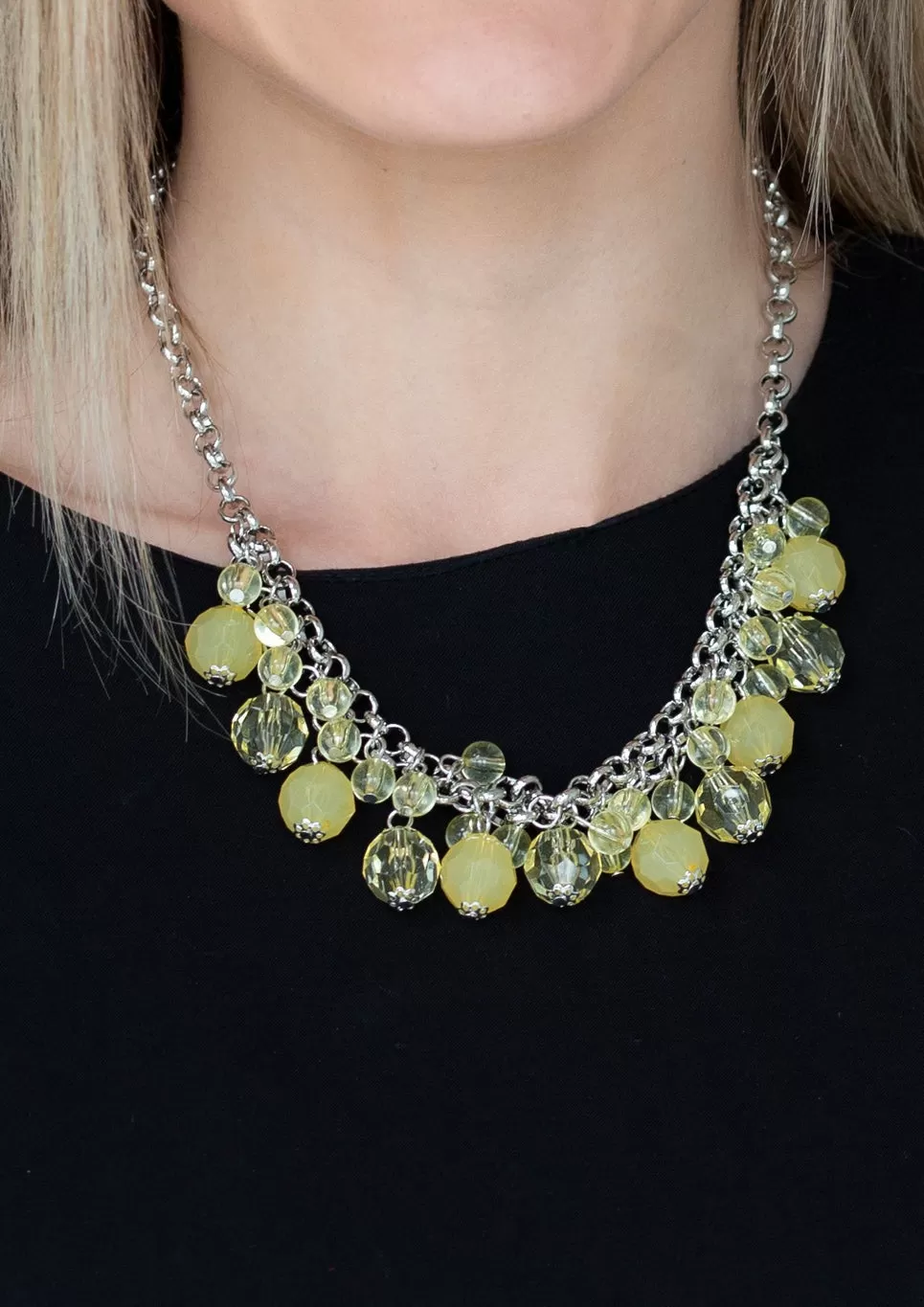  Fiesta Fabulous Yellow Necklace Set